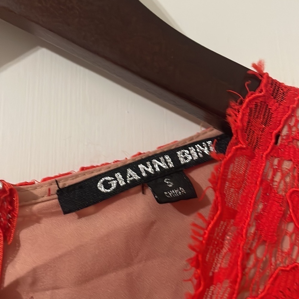 Gianni Bini Carina Lace Cocktail Dress Classy Chic Size S - Picture 4 of 9